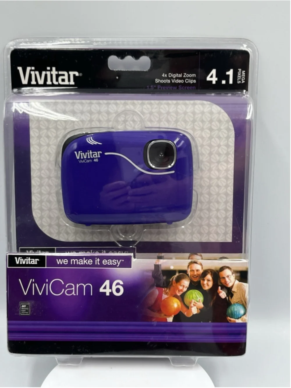 Vivitar ViviCam 46 Vintage Compact Digital Camera 4.1 MP Y2K New Sealed